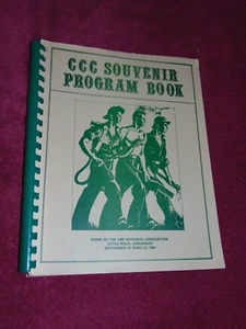 1985 CCC CIVILIAN CONSERVATION CORPS LITTLE ROCK, AR CONVENTION PROGRAM BOOK - Picture 1 of 11
