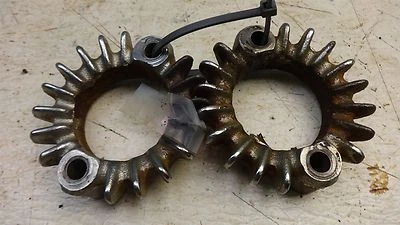 1973 Honda SL350 SL 350 H1243' header exhaust manifold clamps flanges set pair - Изображение 1 из 4