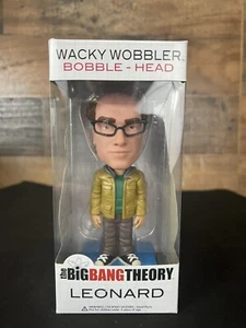 Funko Wacky Wobbler Bobble-Head Big Bang Theory 2012 nuovo con scatola Leonard - Foto 1 di 4