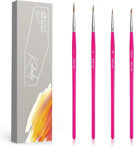 Kolinsky Brush, Miniature Sable Paint Brushes Professional Artist Brush Set, Ko - Picture 1 of 12