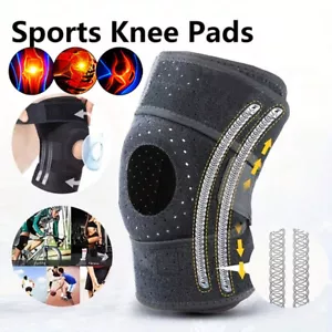 Compression Knee Support Brace Patella Joint Pain Arthritis Relief Sports Sleeve - Picture 1 of 16