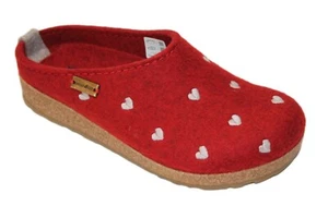 Haflinger Women's Grizzly Cuoricino Slipper Clog - Picture 1 of 5