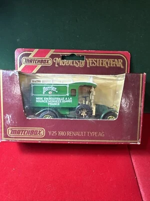 MATCHBOX MODELS of YESTERYEAR -Y-25 1910 RENAULT TYPE AG - Image 1 of 4