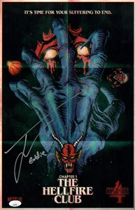 Joseph Quinn Stranger Things 11x17 Signed Photo Poster JSA Certified Autograph - Picture 1 of 2