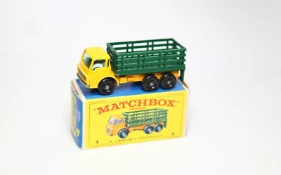Matchbox Lesney Nº 4 Dodge Stake Truck En Caja Original - Casi Como Nuevo Lote De Colección 2 Foto 1 de 4