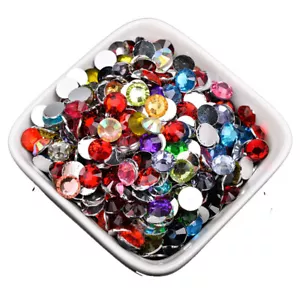 Paquete grande colorido estuche plano de resina estrás para teléfono móvil arte en uñas - Imagen 1 de 42