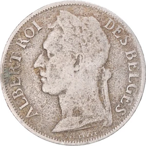 [#1045175] Coin, Belgian Congo, Albert I, Franc, 1923, VF, Copper-nickel, KM:20 - Picture 1 of 2