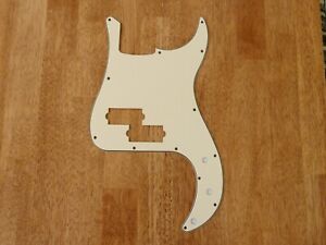 PICKGUARD AGED WHITE 3 PLY FOR FENDER P BASS / PRECISION BASS  