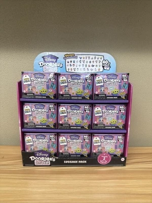 Disney Doorables Mystery 1.5 Inch Let's Go Figures Luggage Pack 27pc Display - Image 1 of 4