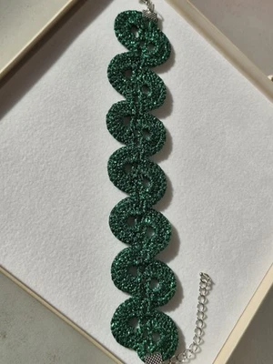 Armband Bracelet Gehäkelt Handarbeit Schmuck Unikat - Bild 1 von 4