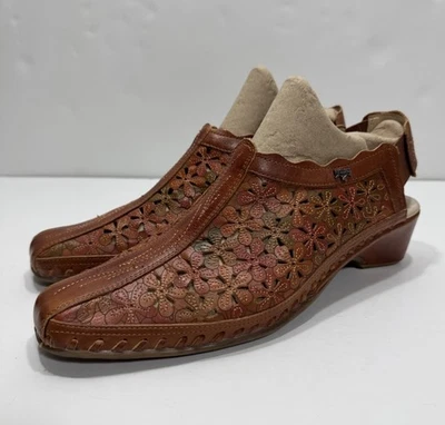 Zapatos Pikalinos Multicolor Estampado Floral Cuero Sin Cordones Para Mujer Talla 11.5-12 42EU Foto 1 de 4