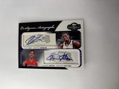 2008-09 Topps Co-Signers Rudy Gay/Jamario Moon Dual Autograph /240 Auto SP - Image 1 of 2