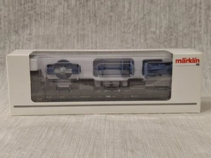 Marklin HO Scale Museum 2001 Heavy Duty Stake Flat Car W/ Press Load - Picture 1 of 14