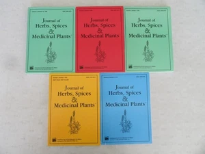 Lot of (5) 1990s JOURNAL OF HERBS SPICES & MEDICINAL PLANTS Foods Products Books - Picture 1 of 1