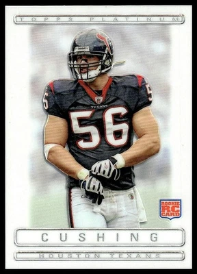 2009 Topps Platinum WHITE REFRACTOR/499 / Brian Cushing ROOKIE /499 - Image 1 of 2
