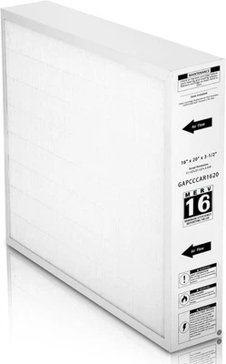 Filtro de repuesto GAPCCCAR1620 MERV 16, 16" X 20" X 3-1/2" PARA Bryant/Carrier Foto 1 de 4
