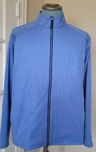 Peter Millar Herren Crown Crafted Merge Elite Sky Blue Full Zip Jacke Gr. XL - Bild 1 von 8