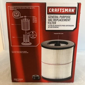 Craftsman 917816 Allzweck Staubsauger Ersatzfilter mit roten Streifen 5 Gallonen - Bild 1 von 7