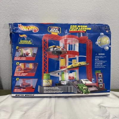 Vintage Hot Wheels 1996 Car Wash NEW IN Box 16756 Open Box Rare 90s - Image 1 of 4