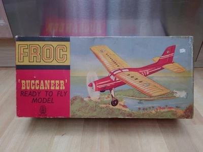 Vintage FROG Buccaneer Ready to Fly Rubber Power 1960's. Winder. Lube. Boxed. - Image 1 of 4
