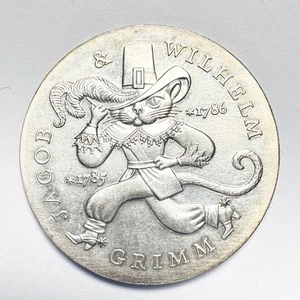20 marcos RDA 1986 Grimm plata - Imagen 1 de 2