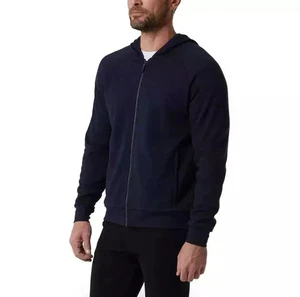 32 Degrees Heat Men's Full Zip Hooded Jacket, Blue, Size S - Picture 1 of 3