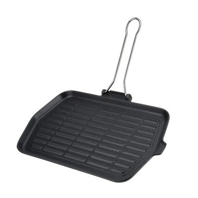 Ilsa Dietella Induction, bistecchiera 23x36 in ghisa inossidabile qualità pesant - Immagine 1 di 2