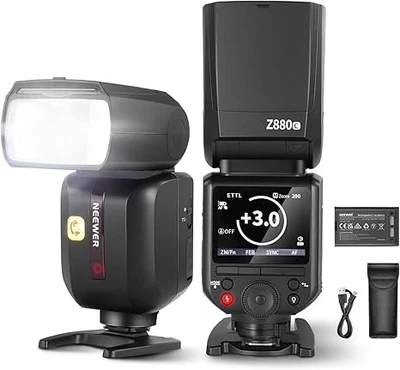 NEEWER Z880-C 2.4G 76Ws TTL Camera Flash Speedlite Compatible with Canon - Image 1 of 2