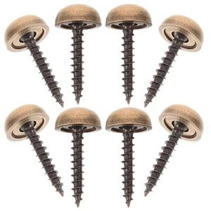 8 Pcs Decorative Cap Screws Mirror Caps Cover for with Decoration - Picture 1 of 12