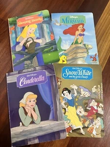 Lot Of 4 Disney's Board Books: Cinderella, Sleeping Beauty, Snow White, Little M - Bild 1 von 6