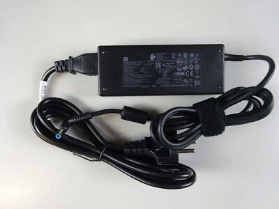 Original HP 90 Watt Netzteil l 19,5V 4,65A 45W blauer Stecker 4,5x3mm mit PIN - Bild 1 von 3