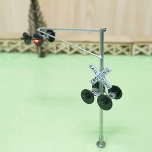 2 x HO scale model railroad cantilever grade crossing signal handing sign #C06 - Picture 1 of 4