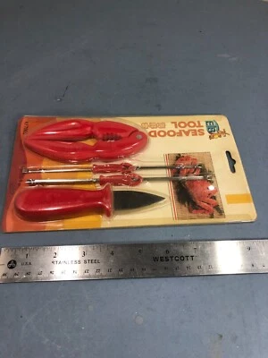 2xPlastic Lobster Cracker - Crab Leg Nuts Seafood Shellfish Opener with 2 picker - Image 1 of 4
