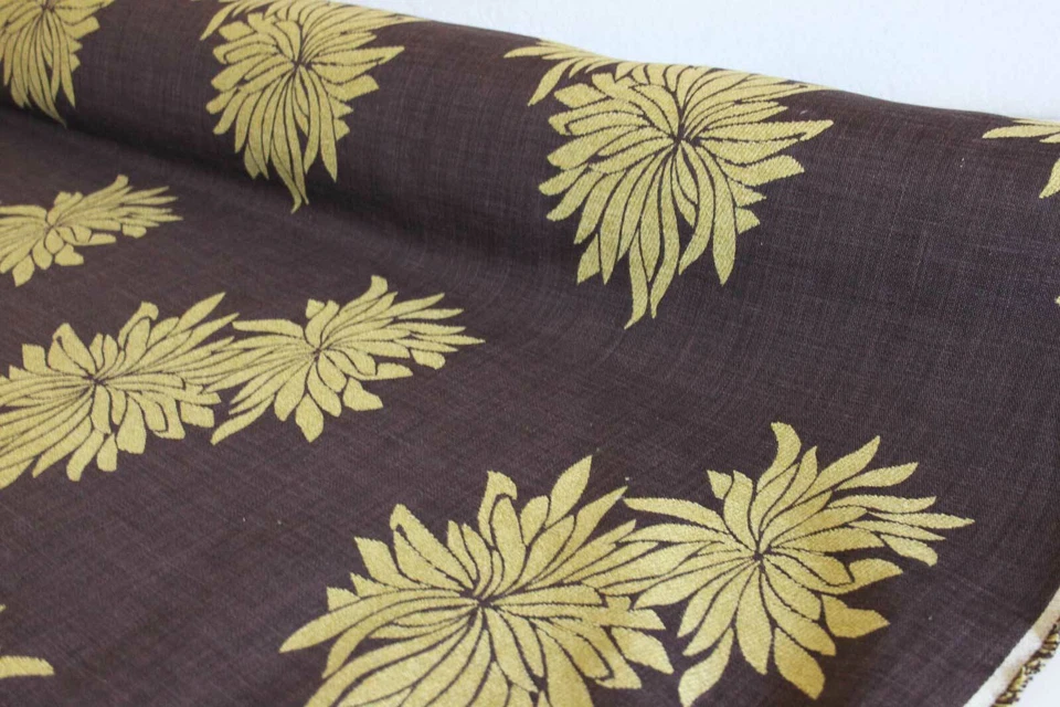 Polsterstoff  Dekostoff Bezugsstoff Providence braun mit Muster Meterware - Bild 1 von 4