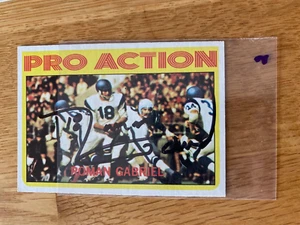 Rams Roman Gabriel signed 1972 Topps card - Picture 1 of 1