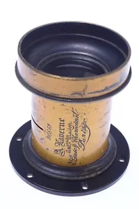 ✅ GASC & CHARCONNET A. LAVERNE ANTIQUE BRASS LENS ‘240MM’ 5X7” CAMERA - Picture 1 of 8