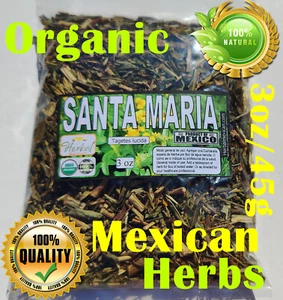 Santa maria hierba/tea, tagetes lucida, yerbanis organic mexican mint 3oz !!! - Picture 1 of 8