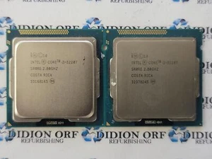Lot of 2 INTEL Core i3-3220T SR0RE 2.80GHz 3MB SmartCache 35 W Grade B SKU 14335 - Picture 1 of 2