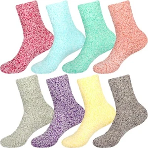 Chirpy Socks - Women's Fuzzy Warm Feather Soft Socks - Picture 1 of 34