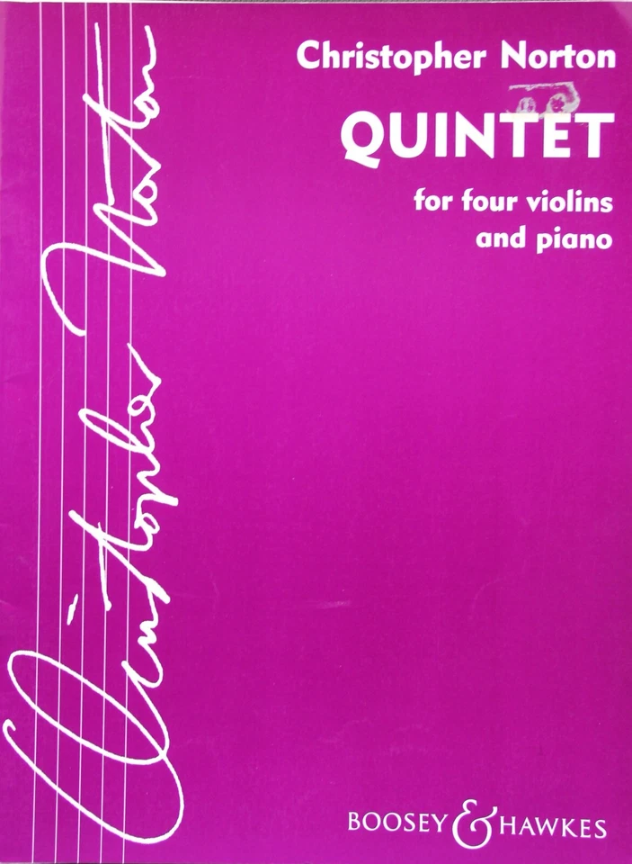 Christopher Norton Quintet for 4 violins and piano - Image 1 of 1
