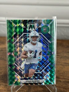 2023 Mosaic - JOSH DOWNS - Green Mosaic Prizm - Colts RC #339 - Picture 1 of 2