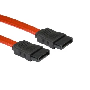 45cm Sata Cable Serial ATA 2 HDD Hard Drive Data Lead Orange - Picture 1 of 1