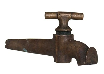 Ancien Robinet en Bronze pour Tonneau du XIXeme - Photo 1/4