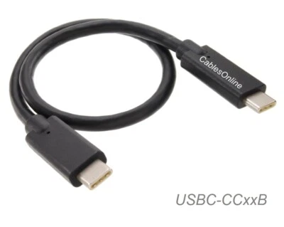 USB-3.1 Full Feature Type-C Male to Type-C Male USB Cable - Image 1 of 2