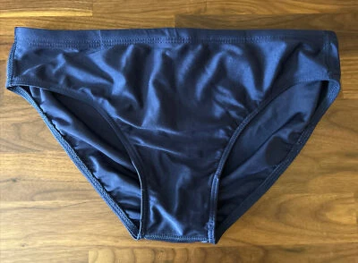 De Colección Jantzen Azul Traje de Baño Bikini Parte Inferior Talla M Antrón Nylon Hecho en EE. UU. Foto 1 de 4