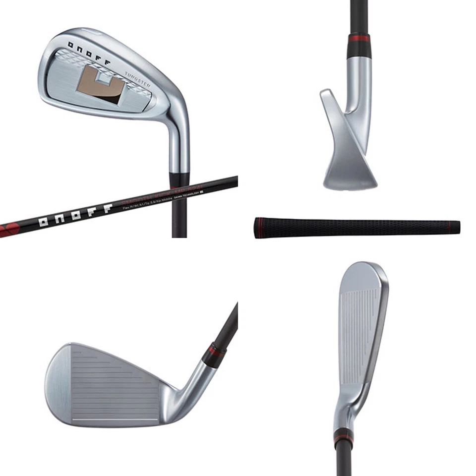 =NEW= 2024 ONOFF AKA Iron Set 5 (#6-#9, PW) MP524I Carbon Shaft JAPAN Flex R - Image 1 of 1
