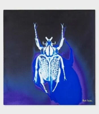 Paul Smith Silk Goliath Beetle Pocket Square/Handkerchief, Made in Italy NWT - Image 1 of 4