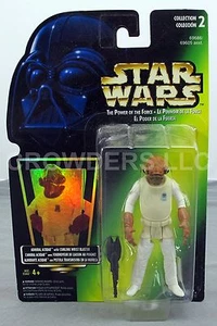Holograma Star Wars Power of the Force Almirante Ackbar Canadá Cardback Kenner Nuevo en paquete - Imagen 1 de 3