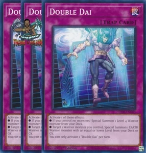 Yugioh! 3x Double Dai LEDE-EN083 Common 1st Ed NM - Picture 1 of 1