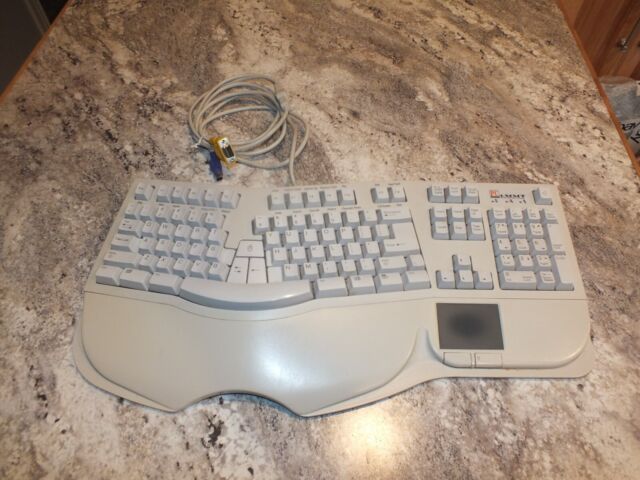 NEW CHIC ORTEK TECHNOLOGY ERGONOMIC USB EURO KEYBOARD EKB-880 GM8EKB104M  DS-RM0